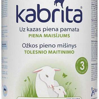 KABRITA 3 piimasegu (suletud purgid) - 800 g