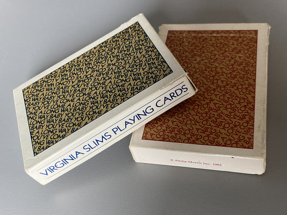 Игральные карты Virginia Slims 1985