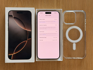 Apple IPhone 16 Pro Max Desert 256GB в очень хорошем состоянии. Аккумулятор 93% (8 фото из 8)