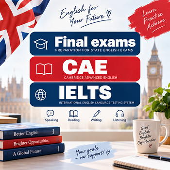 English. Подготовка к экзаменам, любой уровень.