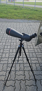 Svbony 100mm pikksilm koos Manfrotto statiiviga (1 foto / 1)