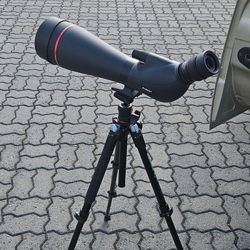 Svbony 100mm pikksilm koos Manfrotto statiiviga