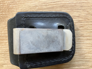 Originaal Zippo nahkkott – must nahk – 1990ndad (2 foto / 3)