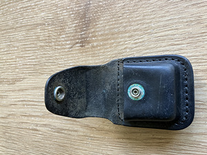Originaal Zippo nahkkott – must nahk – 1990ndad (3 foto / 3)