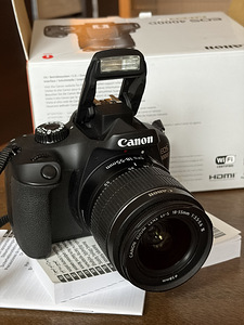 Canon EOS 4000D peegelkaamera EF-S 18-55mm III objektiiviga, (1 foto / 10)