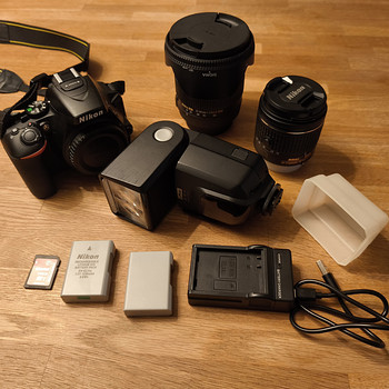 Nikon D5600 kogu komplekt
