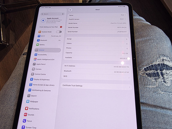 Apple iPad Pro 13 2025 M5 512GB