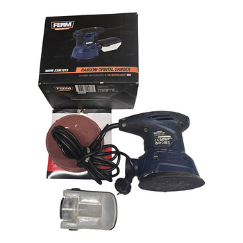 Эксцентриковая шлифмашина FERM 300W ESM1015 + Коробка