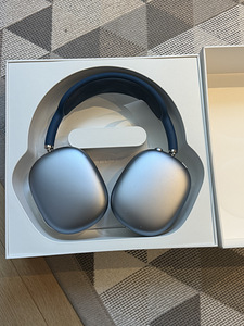 Apple AirPods Max Sky Blue — оригинал, коробка + кабель (1 фото из 4)