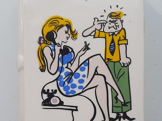 Керамическая копилка-книга «Telefon Kassa» в стиле ретро