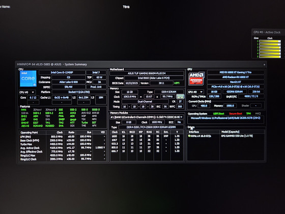 ПК rx6800xt, i5-12400f.