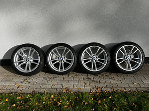 BMW 640M 18” + Michelin X-Ice Snow (разноширокий зимний комплект) (1 фото из 10)
