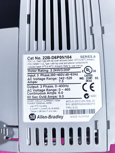Allen-Bradley PowerFlex 40 частотный преобразователь 2,2 kW (4 фото из 4)