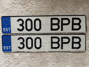 Регистрационный номер 300BPB (1 фото из 1)