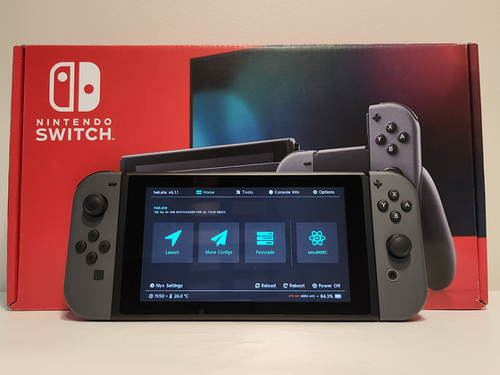 Nintendo Switch V2 CFW + 35 mängu + 256GB SD