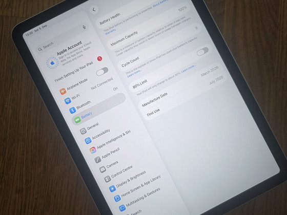 iPad Air 11 Wi‑Fi 2026 M4 128GB Grey,как новый,гарантия