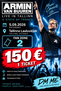 Armin Van Buuren piletid 2tk Funzone (1 foto / 1)