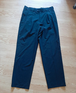 Vintage Giovani Men's Black Pleated Trousers (Wool Blend, Si (5 foto / 9)