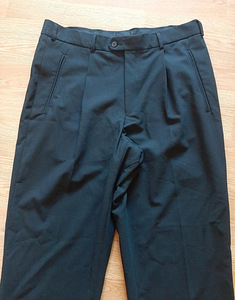Vintage Giovani Men's Black Pleated Trousers (Wool Blend, Si (6 foto / 9)