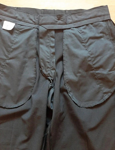 Vintage Giovani Men's Black Pleated Trousers (Wool Blend, Si (8 foto / 9)