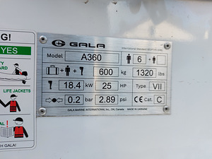 Продам риб Gala A360+Tohatsu 9.8 (3 фото из 8)
