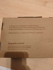 Väline 4G ruuter MikroTik SXT LTE (UUS / Kasutamata) (3 foto / 5)