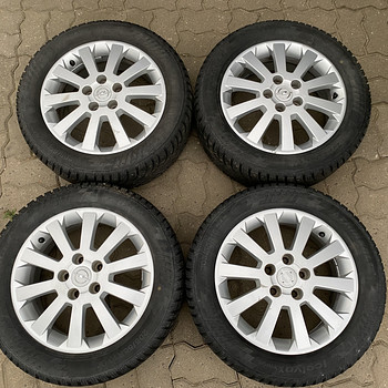 Литые диски 5x110 с нешипованными шинами