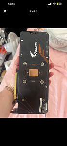 Aorus GTX 1060 6GB с тремя вентиляторами (2 фото из 3)