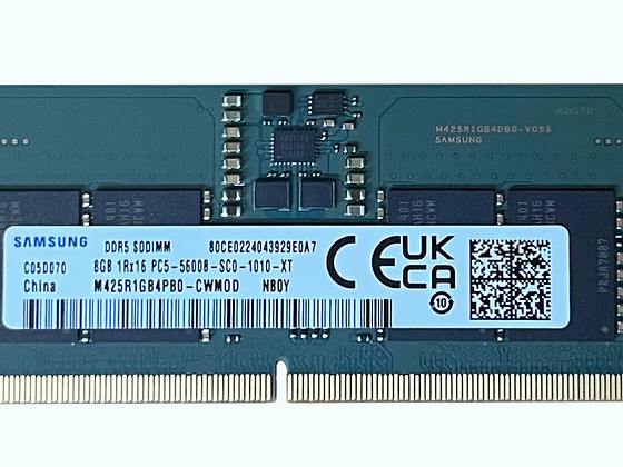DDR5 SODIMM 5600 8 Gb x 2 Samsung