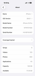 Продается iPhone 16 Pro - 128GB (2 фото из 5)