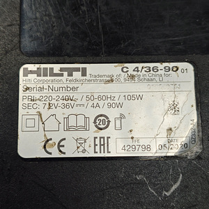 Laadija Hilti C 4/36-90 (5 foto / 5)