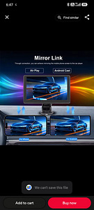 7” universaalne automeediamängija – Apple CarPlay & Android (4 foto / 6)
