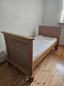 Täispuidust voodi lastele + madrats (1 foto / 7)
