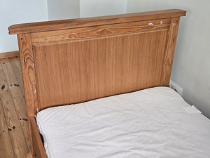 Täispuidust voodi lastele + madrats (4 foto / 7)