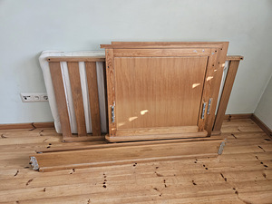 Täispuidust voodi lastele + madrats (7 foto / 7)
