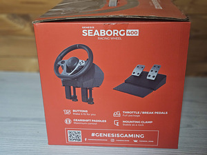Игровой руль GENESIS Driving Wheel Seaborg 400 (3 фото из 8)