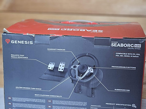 Игровой руль GENESIS Driving Wheel Seaborg 400 (5 фото из 8)