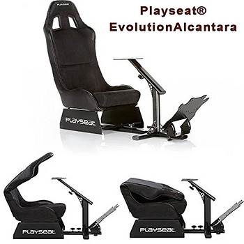 Playseat Evolution Alcantara + gearshift holder