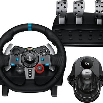 Logitech G29 Driving Force Wheel + Gearshift