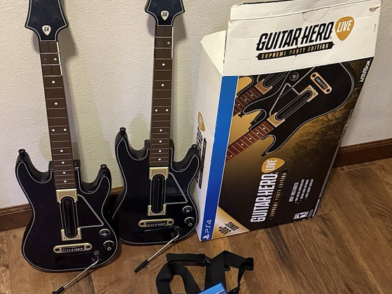 Sony PS4 GUITAR HERO LIVE Kitarr playstation 4 Ps5 2tk