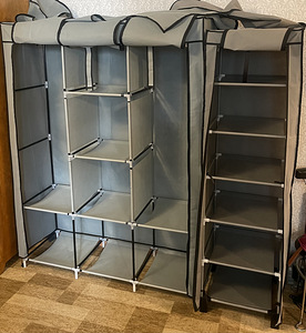 Kokkupandav riidest riidekapp, heas seisukorras (2 foto / 5)