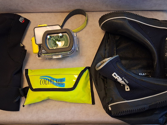Equipment for diving