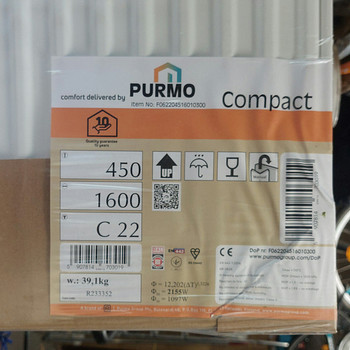 Purmo 450x1600 c22