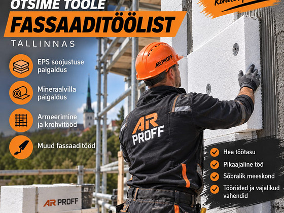 Otsime fassaaditööde spetsialisti / soojustuse paigaldajat