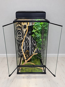 Terraarium Exo Terra 60×45×90 cm — täielik komplekt (2 foto / 5)