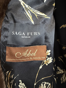 Pruun naaritsakasukas Saga Furs / Коричневая норковая шуба (3 фото из 5)