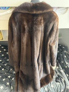 Pruun naaritsakasukas Saga Furs / Коричневая норковая шуба (4 фото из 5)