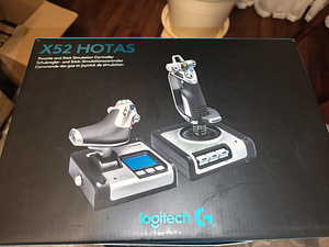 Logitech G X52 HOTAS + Flight Rudder Pedals (1 foto / 4)