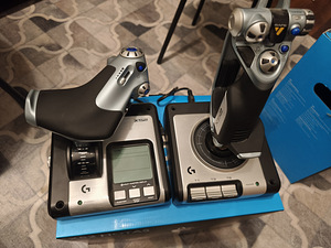 Logitech G X52 HOTAS + Flight Rudder Pedals (4 foto / 4)