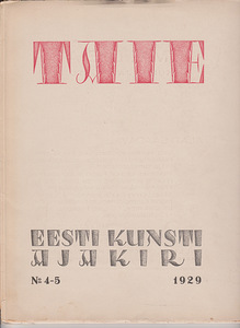 TAIE, Eesti kunsti ajakiri 1928–1929 (7 foto / 8)